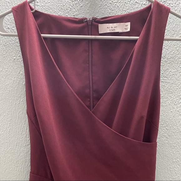 Asymmetrical jumpsuit in fig…like new - Picture 4 of 5